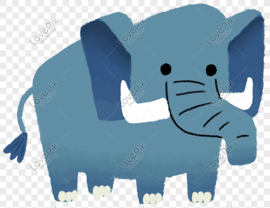  Dibujos Animados Anime Dibujado A Mano Animal Elefante Imagen PNG para Descarga gratuita