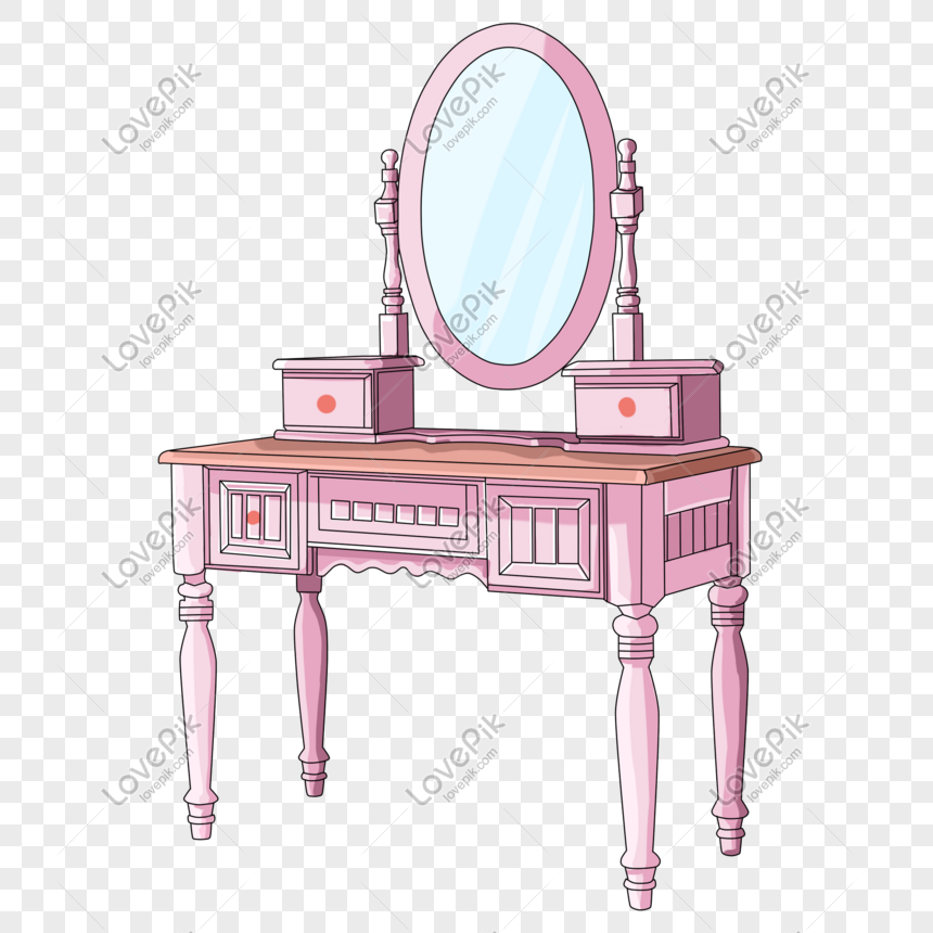 Simple And Stylish Bedroom Dressing Table Decoration Renderings