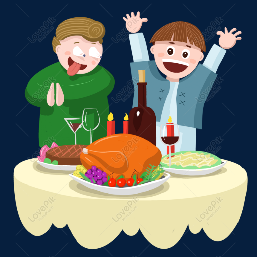 Cartoon Dinner Images, HD Pictures For Free Vectors Download 