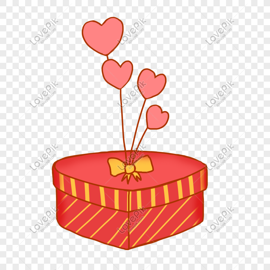 Hướng dẫn cách vẽ hộp quà hình trái tim đẹp và độc đáo