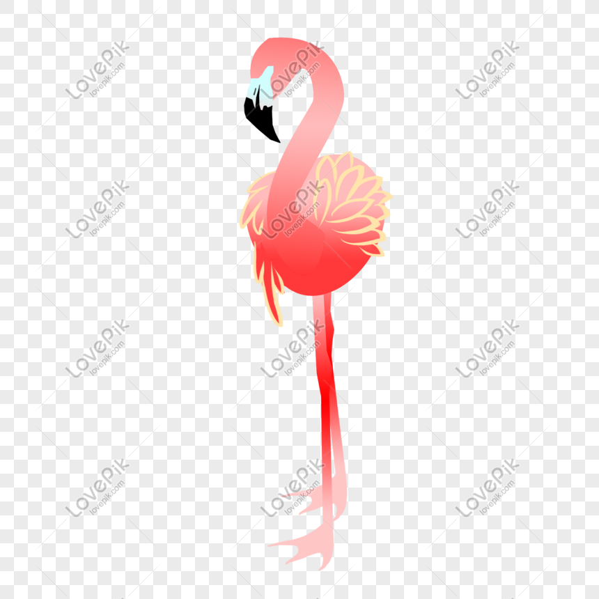Pink Flamingo Love Bird Design PNG Transparent Image And Clipart Image For  Free Download - Lovepik | 611490877
