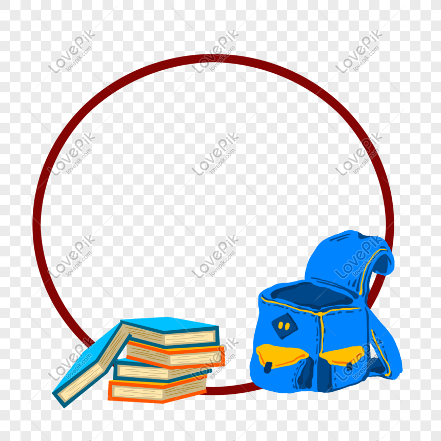 Hand Drawn Cartoon School Supplies Decorative Border PNG Picture And  Clipart Image For Free Download - Lovepik | 611493245