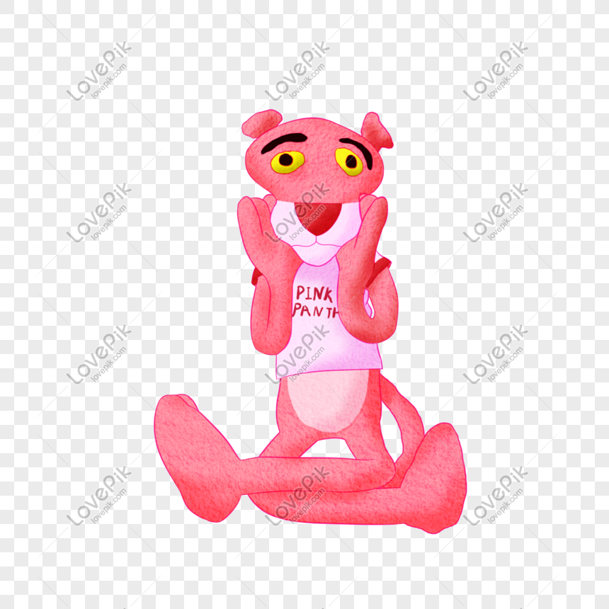 Hand Drawn Pink Tiger Illustration PNG Picture And Clipart Image For Free  Download - Lovepik | 611492945