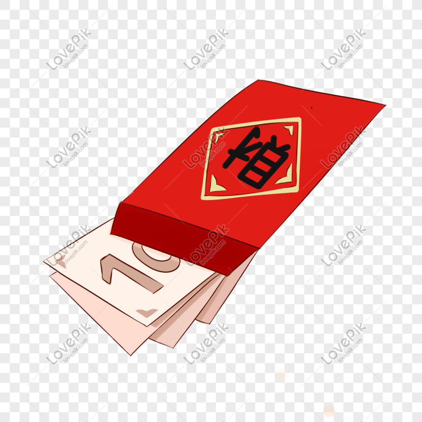 New Year Clipart Hd PNG, New Year Red Envelope Lucky Bag, New Year, Red, Red  Envelope PNG Image For Free Download