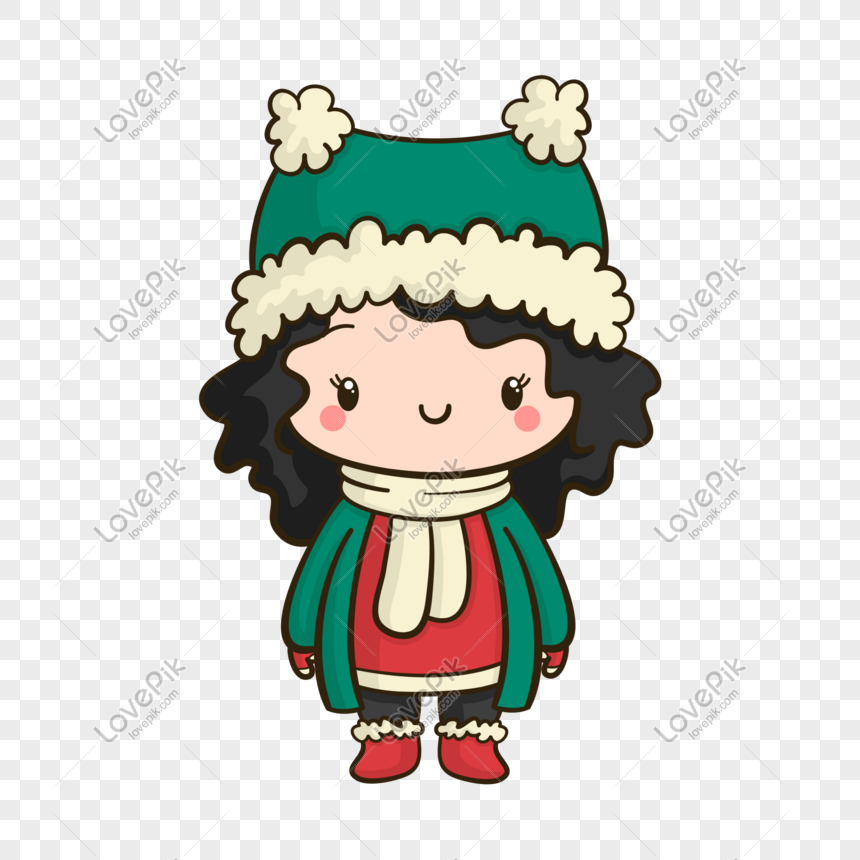 冬冬かわいい女の子キャラクター素材イメージ グラフィックス Id 611501456 Prf画像フォーマットpsd Jp Lovepik Com