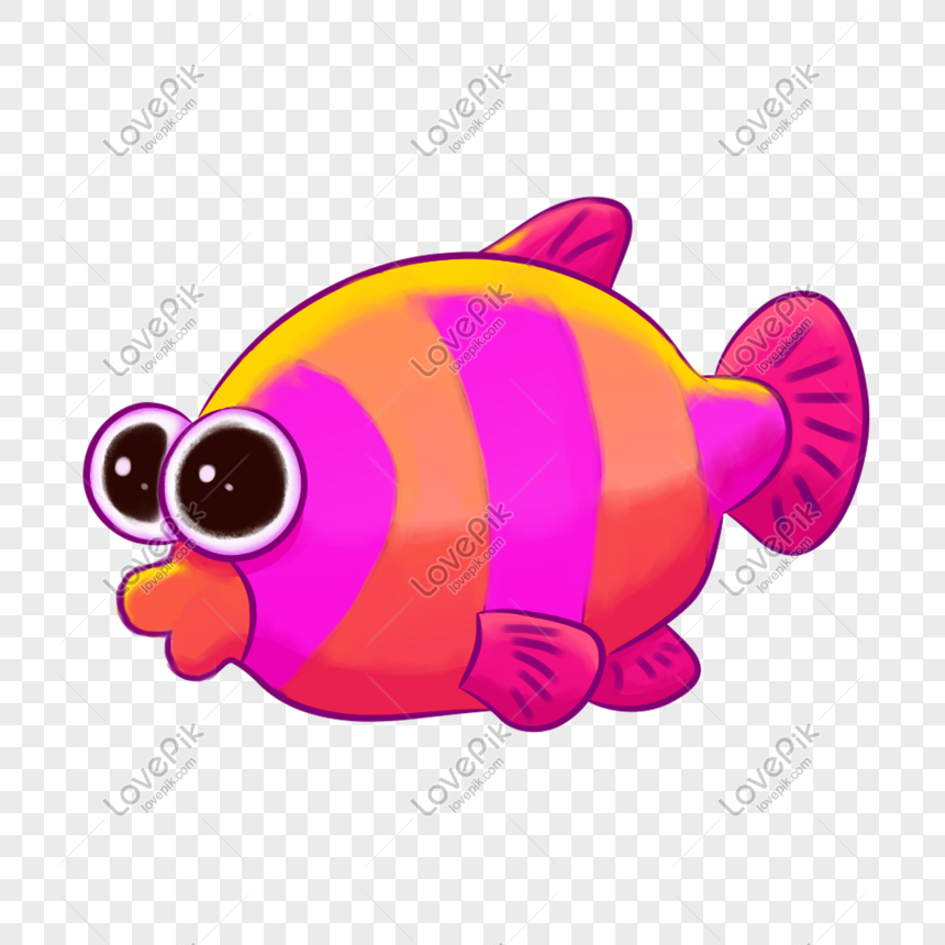 Hand Painted Cartoon Free Buckle Fish PNG Hd Transparent Image And Clipart  Image For Free Download - Lovepik | 611496074
