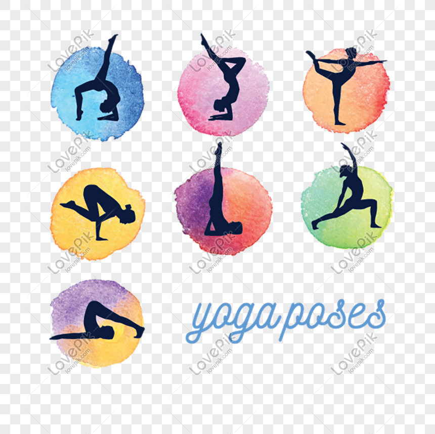 Woman Silhouette Yoga Pose eps vector | UIDownload