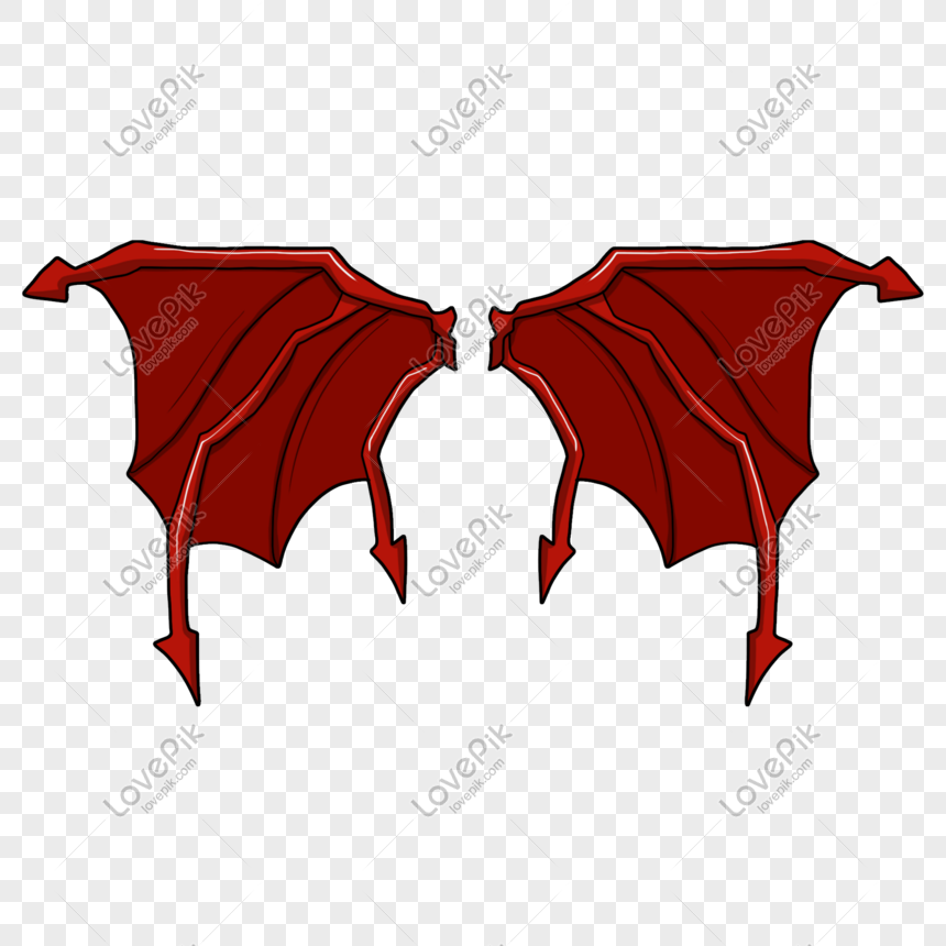 Hand Drawn Red Devil Wing Illustration Free PNG And Clipart Image For Free  Download - Lovepik | 611501139
