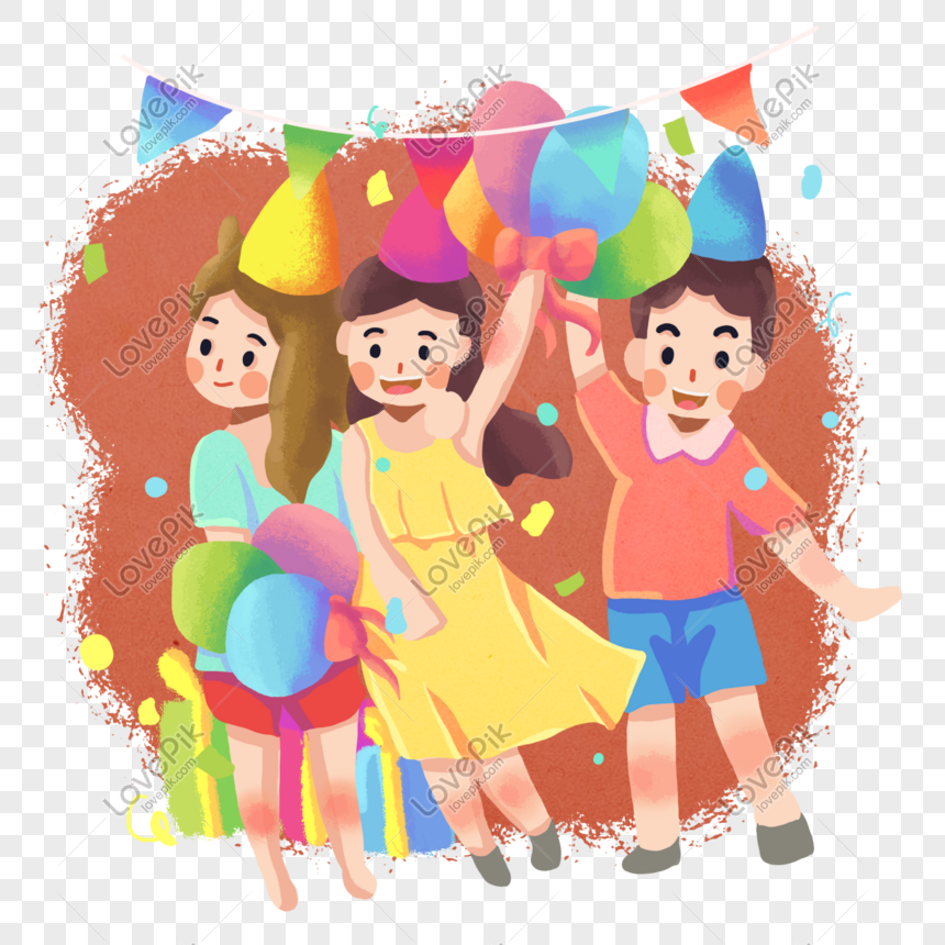 clipart family party