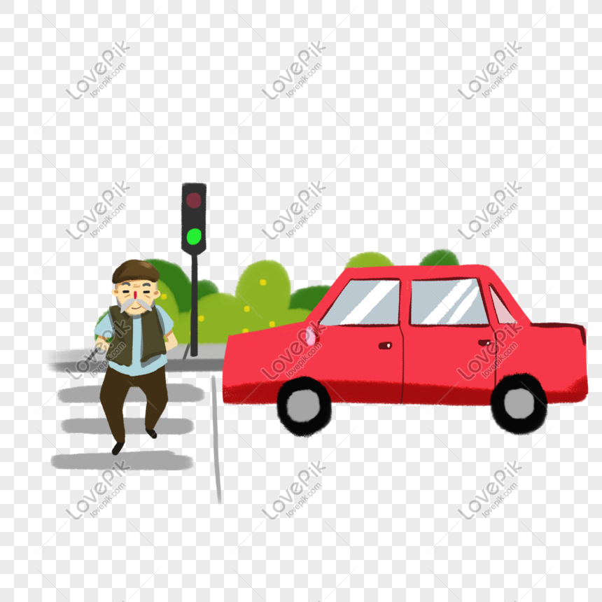 Safe Travel Traffic Behavior Norms Polite Pedestrians PNG Image Free ...