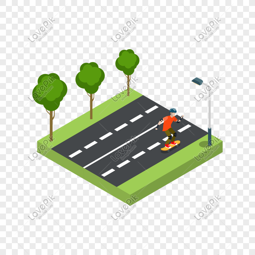 Cartoon Road PNG Images With Transparent Background | Free Download On  Lovepik