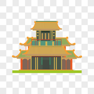 Cartoon Ancient Buildings PNG Images With Transparent Background | Free ...