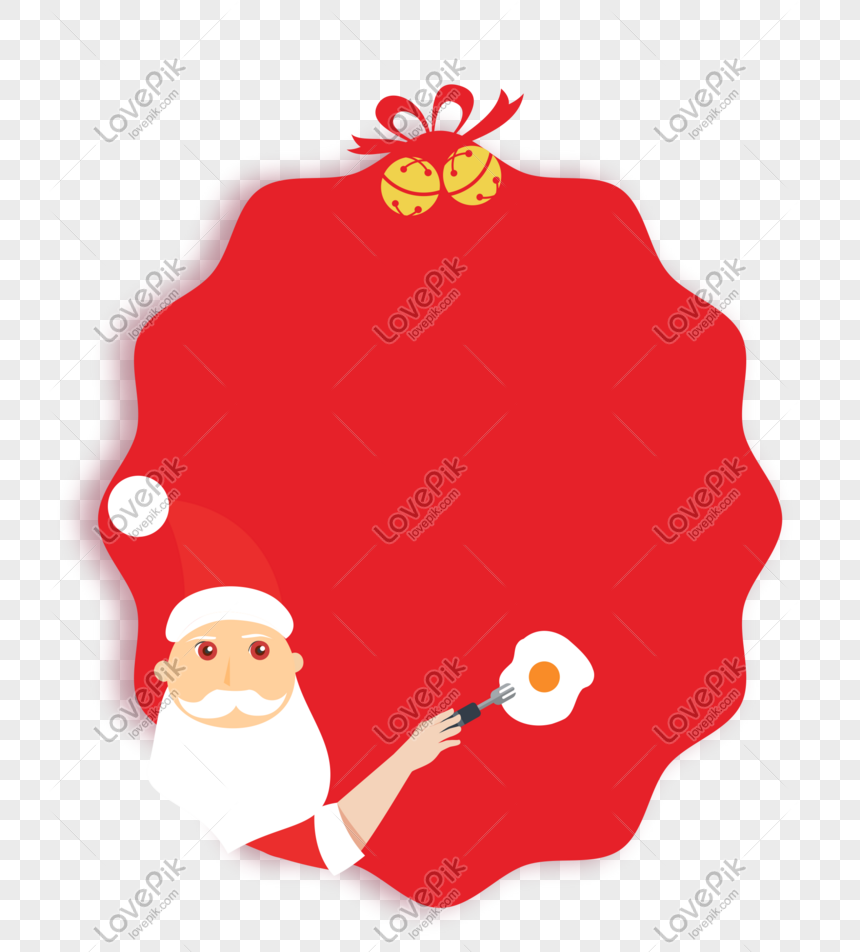 サンタクロースかわいい赤い枠イメージ グラフィックス Id 611521039 Prf画像フォーマットpsd Jp Lovepik Com