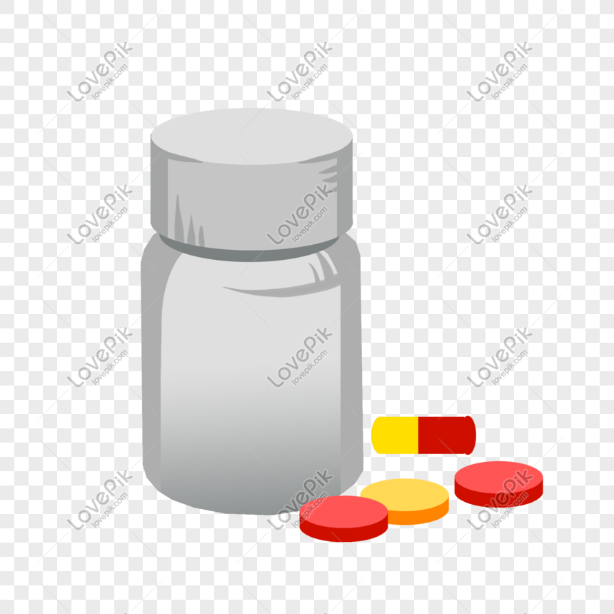 Pills Coming out from bottle PNG Image - PurePNG