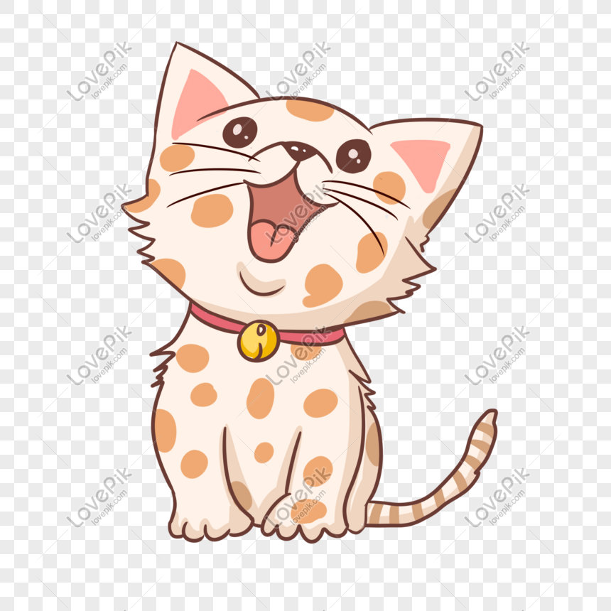 Open Mouth Pet Cat Illustration Png Image Picture Free Download Lovepik Com
