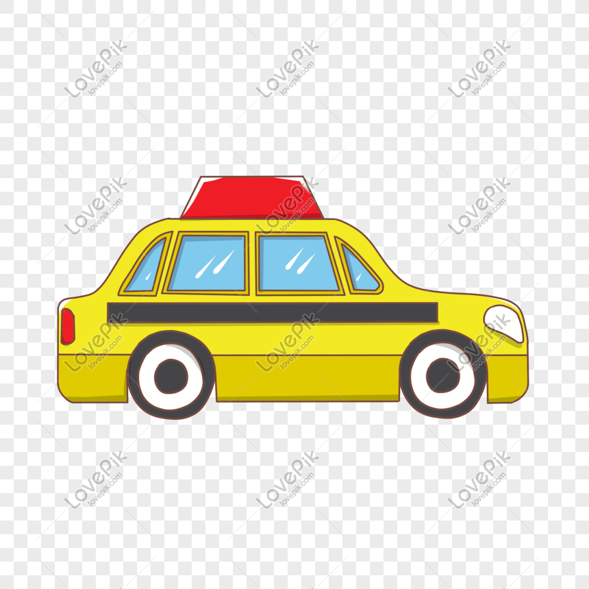 Yellow Taxi Hand Drawn Illustration Png Image Picture Free Download Lovepik Com