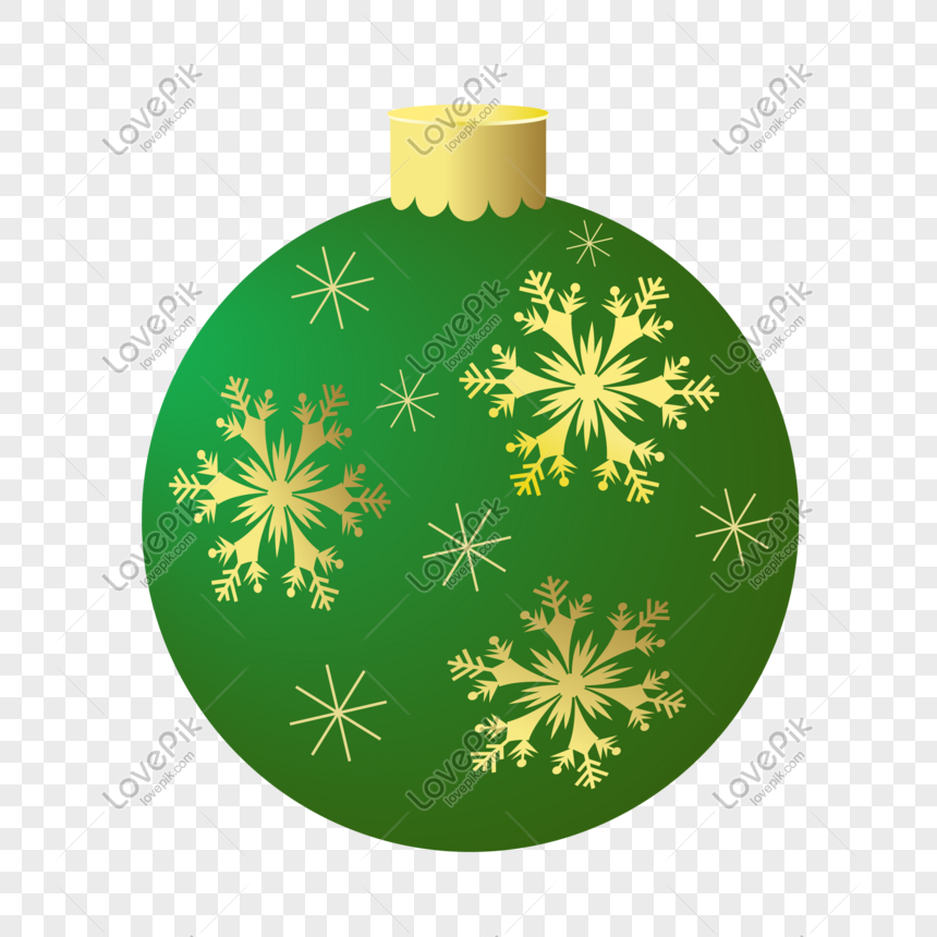 Christmas Cartoon Flat Classical Green Decorative Ball Element Free PNG And  Clipart Image For Free Download - Lovepik | 611521009