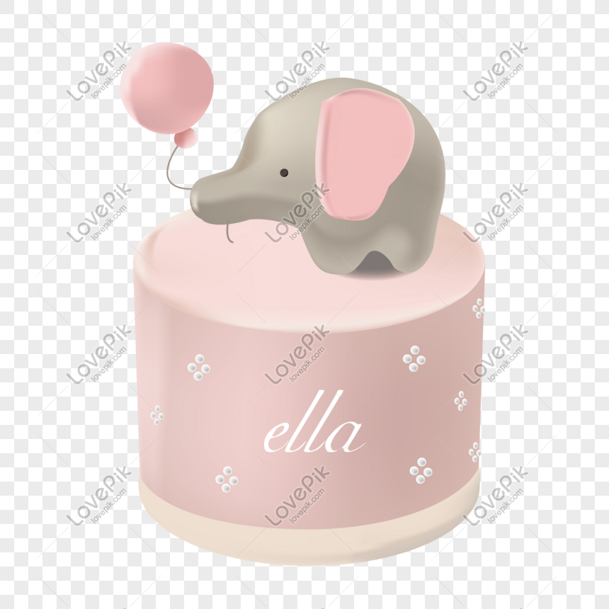 Dibujado A Mano Bebé Elefante Pastel Ilustración PNG Imágenes Gratis -  Lovepik