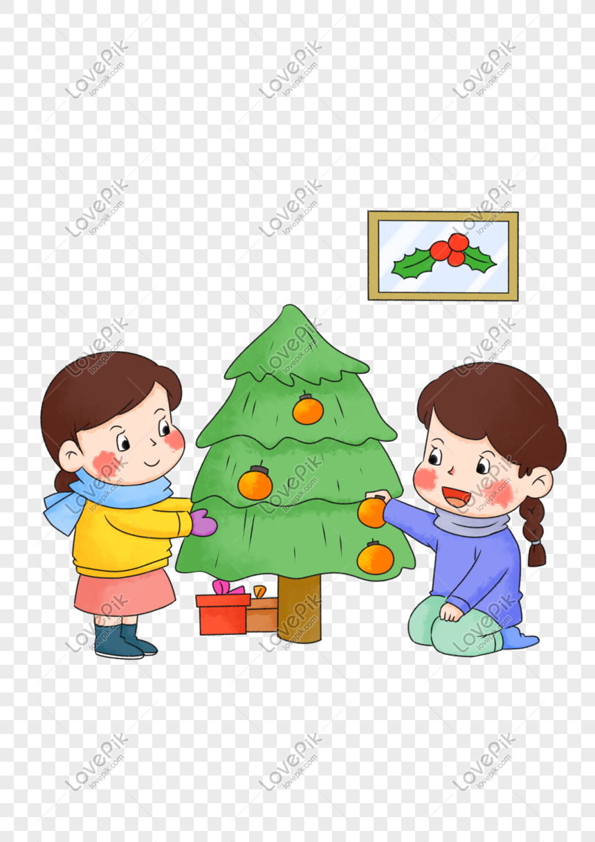 Hình ảnh Vẽ Tay Giáng Sinh Trẻ Em Minh Họa PNG Miễn Phí Tải Về ...