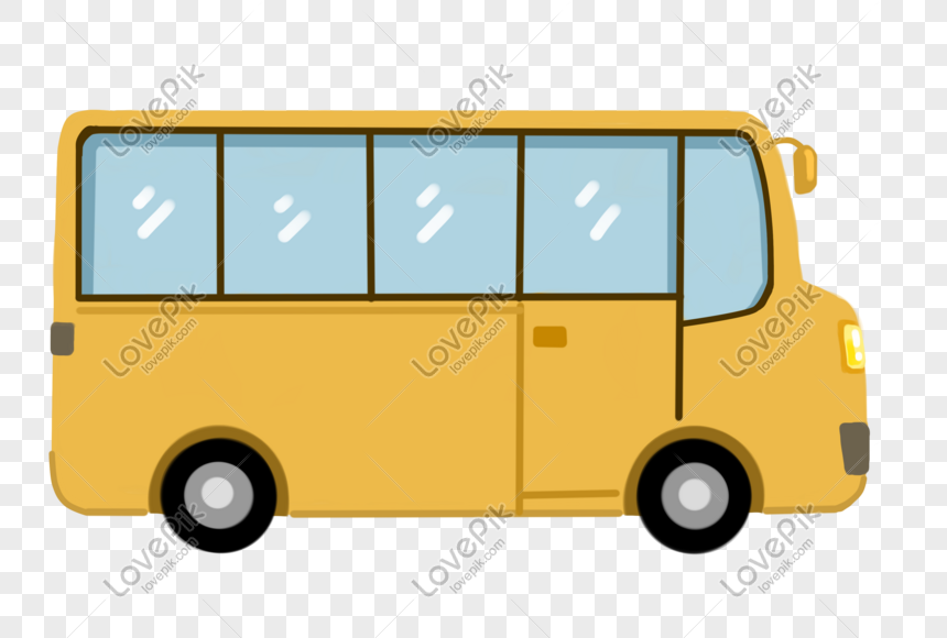 Cartoon Yellow School Bus Illustration PNG Free Download And Clipart Image  For Free Download - Lovepik | 611522203