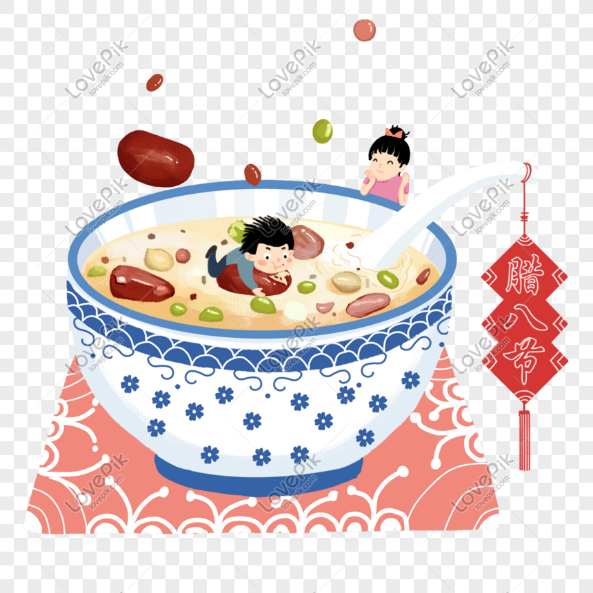 Hand Drawn Big Bowl Of Laba Porridge Illustration PNG Hd Transparent Image  And Clipart Image For Free Download - Lovepik | 611525844