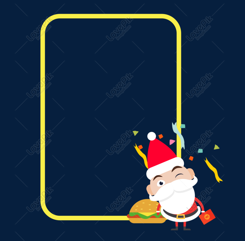 Christmas Fun Cartoon Border PNG Hd Transparent Image And Clipart Image ...