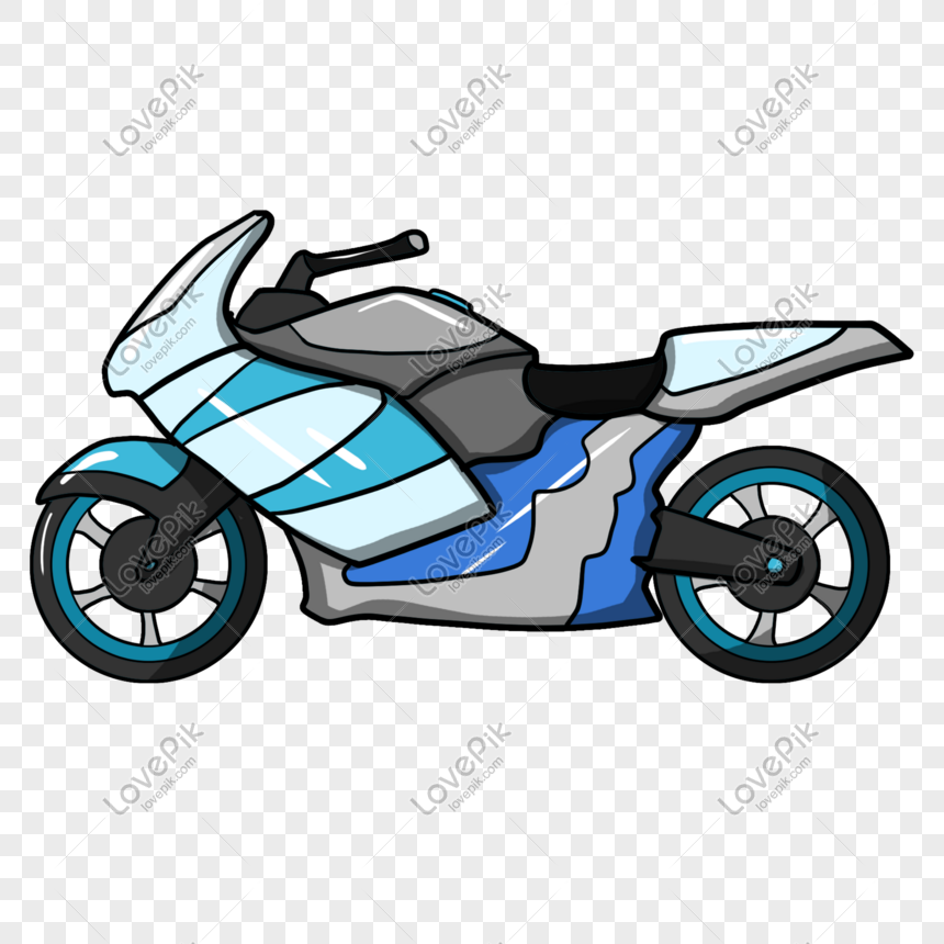 Cartoon Motorcycle Images, HD Pictures For Free Vectors Download -  