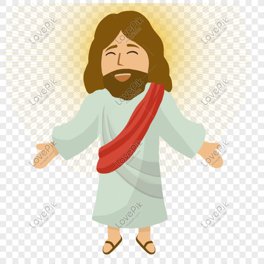 Cartoon Jesus Hand Drawn Illustration PNG Image Free Download And Clipart  Image For Free Download - Lovepik | 611528931