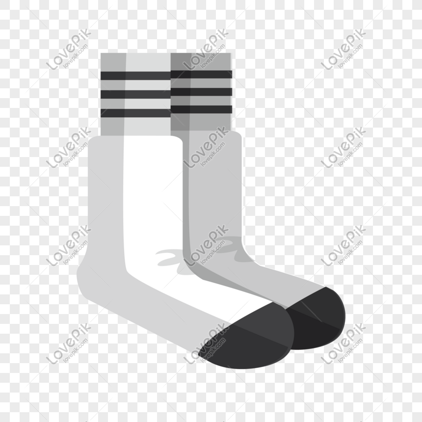 White Football Sock Illustration, White Socks, World Cup Football Day ...