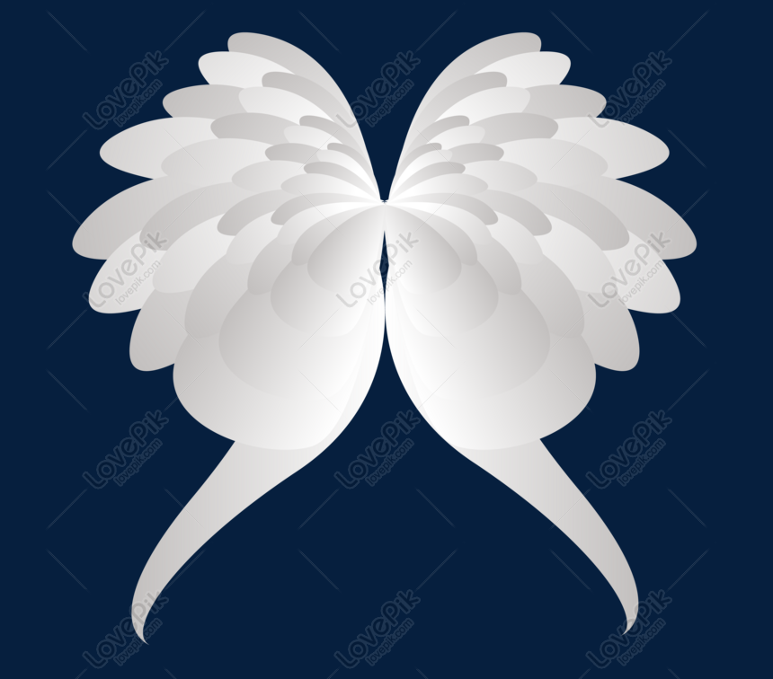 漫画の手描きの白い大きな羽の羽の図イメージ グラフィックス Id Prf画像フォーマットpsd Jp Lovepik Com