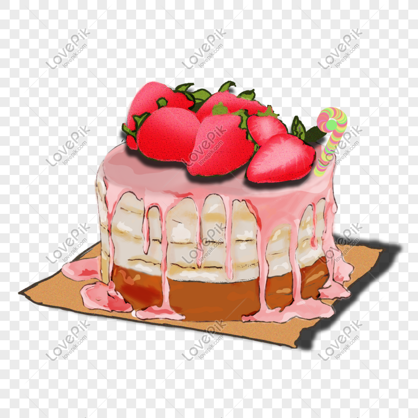 Featured image of post Steps to Make Strawberry Chocolate Birthday Cake Png