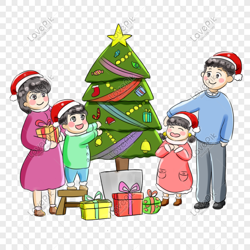 Christmas Merry Christmas Series Cartoon Hand Drawn Q Edition Fa PNG Free  Download And Clipart Image For Free Download - Lovepik | 611528093