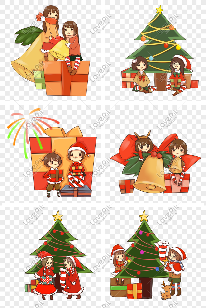 クリスマスキャラクターコレクションイラストイメージ グラフィックス Id Prf画像フォーマットpsd Jp Lovepik Com