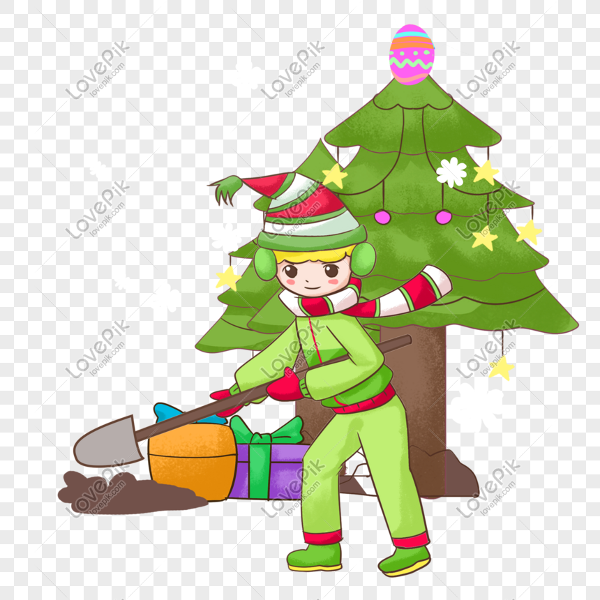 رسم شجرة عيد الميلاد للاطفال