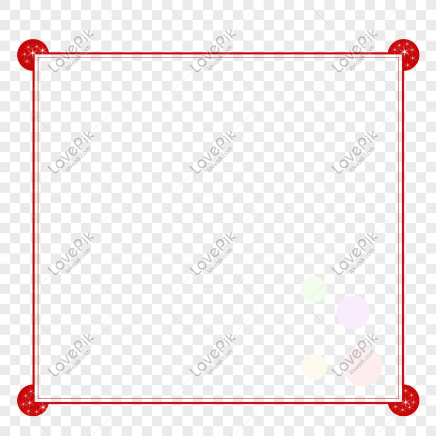 Thin Red Line Border PNG Transparent With Clear Background ID 223039