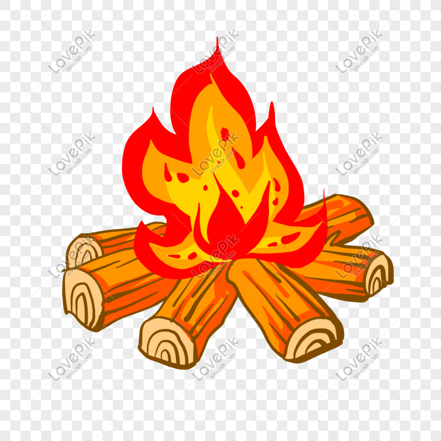 Hand Drawn Burning Wood Illustration PNG Image And Clipart Image For Free Download - Lovepik | 611533998