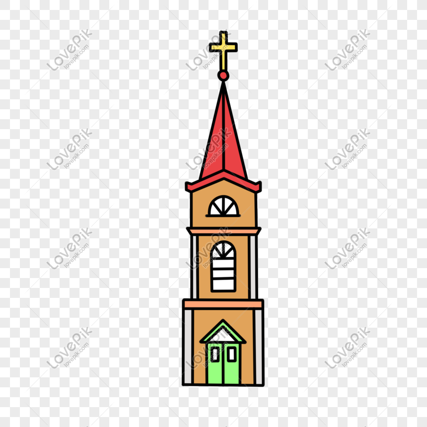  Edificio De La Ciudad De La Iglesia De Dibujos Animados PNG Imágenes Gratis