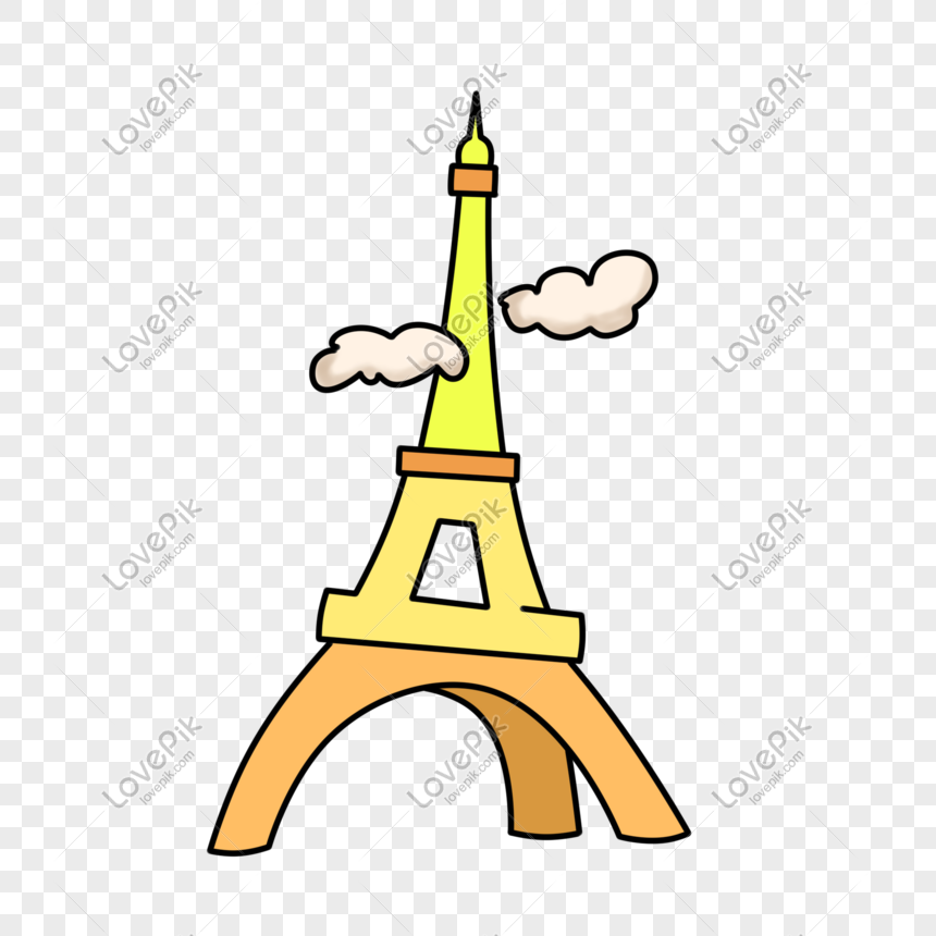 Vector Cartoon Hand Drawn French Paris Tower PNG White Transparent And  Clipart Image For Free Download - Lovepik | 611548312