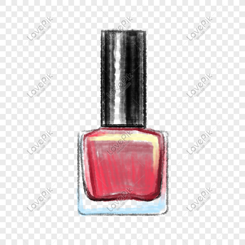 Blue, brown, and red nail polish illustration, Nail polish, Cartoon hand nail  polish, cartoon Character, hand png | PNGEgg