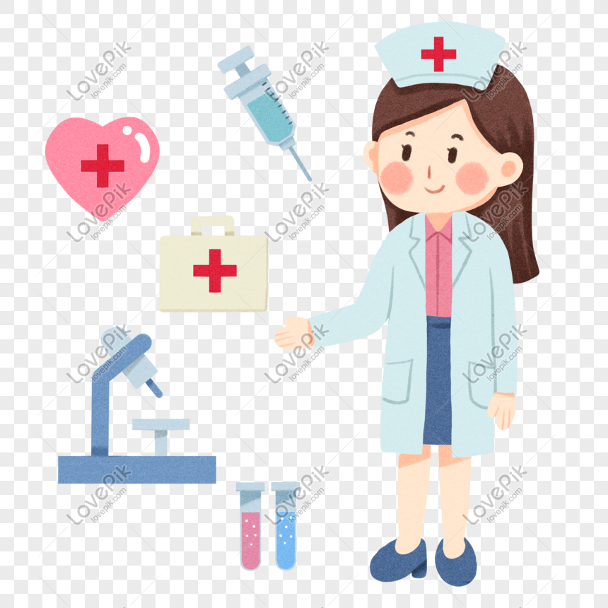 手描きの看護師のイラストイメージ グラフィックス Id 611548380 Prf画像フォーマットpsd Jp Lovepik Com