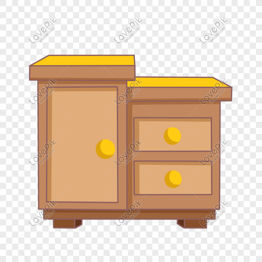 Hand Painted Wood Furniture Illustration Png Image Picture Free