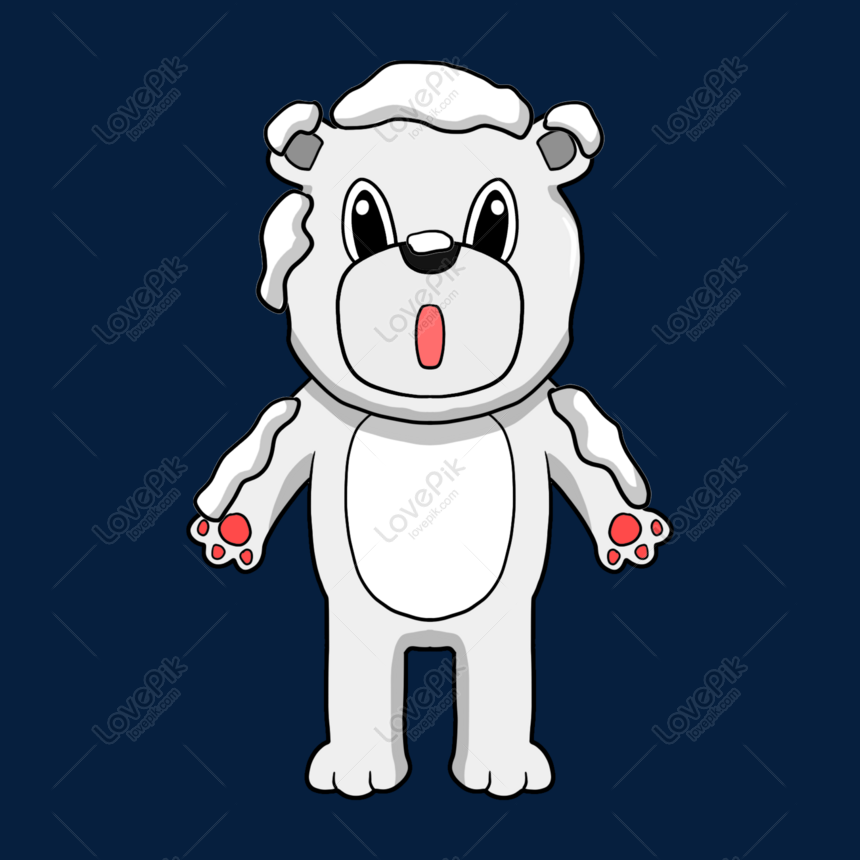 Hình minh họa gấu tuyết PNG: \