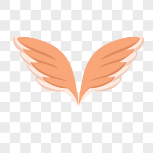 Orange Wings PNG Images With Transparent Background