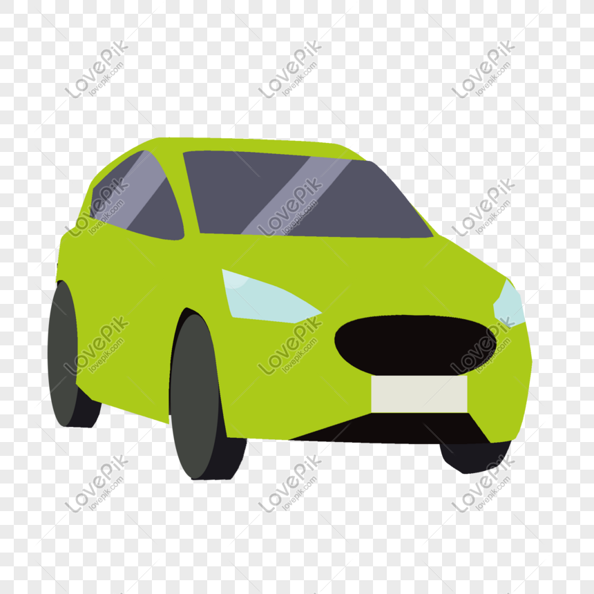 Hand Drawn Green Car Illustration PNG White Transparent And Clipart ...