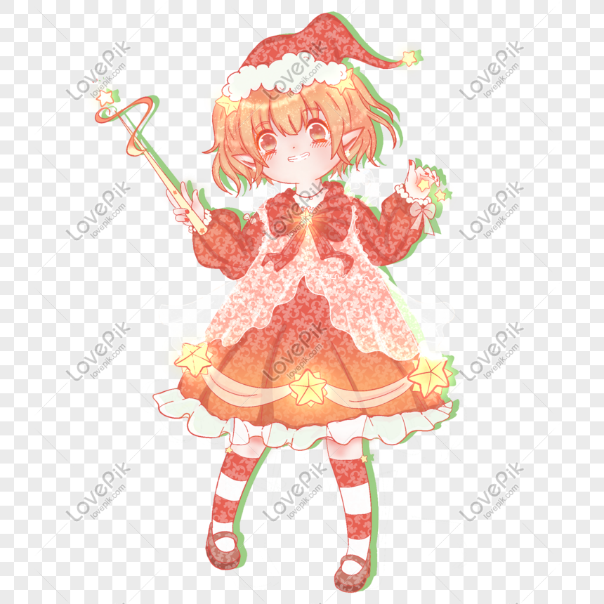 Natal Natal Menina Magia Varinha Feliz Imagem Gratis Graficos Numero 611579012 Psd Formato Imagem Pt Lovepik Com