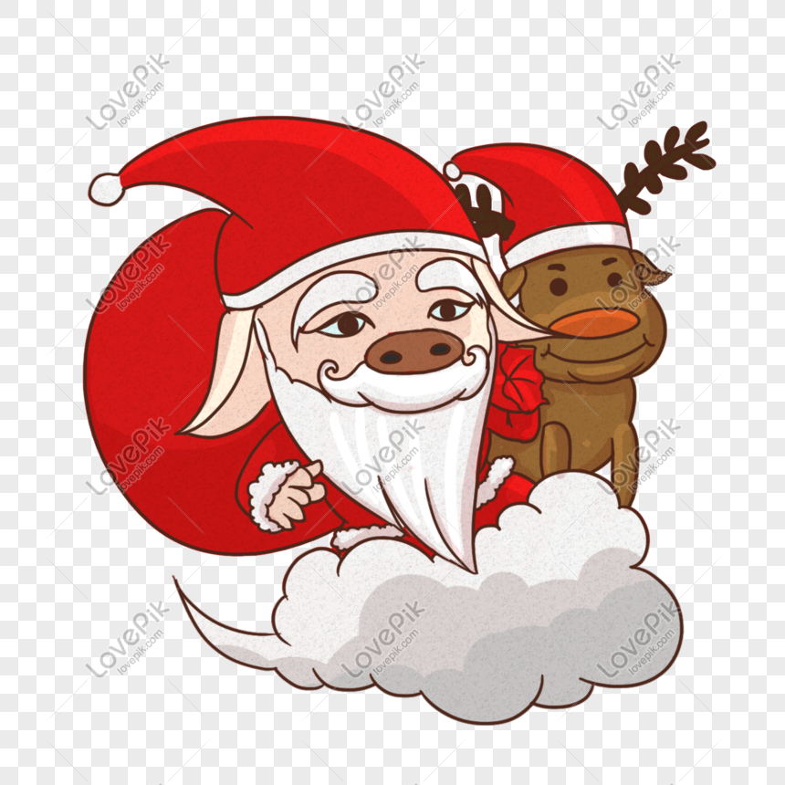 Santa Claus Cartoon png download - 500*623 - Free Transparent Reindeer png  Download. - CleanPNG / KissPNG