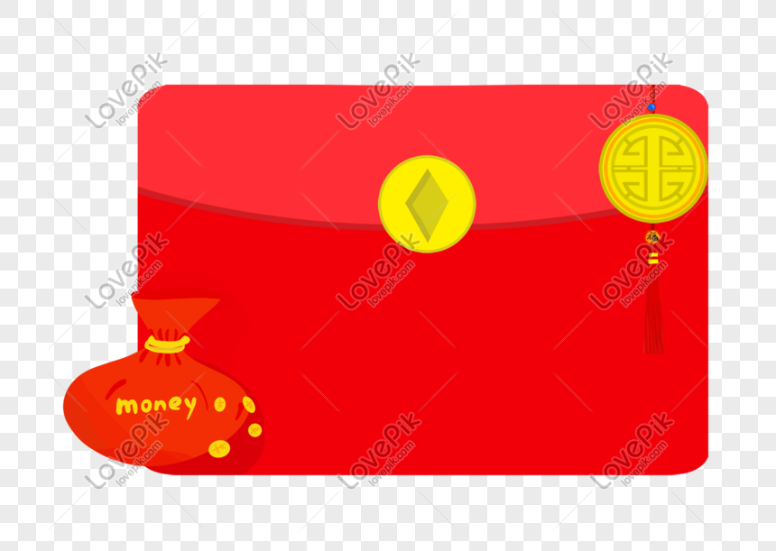 Chinese New Year Red Cartoon Red Envelope PNG Transparent Background And  Clipart Image For Free Download - Lovepik