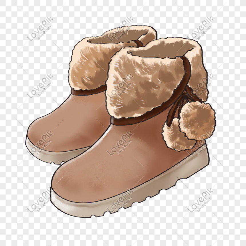 Fluffy Warm Winter Boots PNG Image Free Download And Clipart Image For Free  Download - Lovepik | 611574891