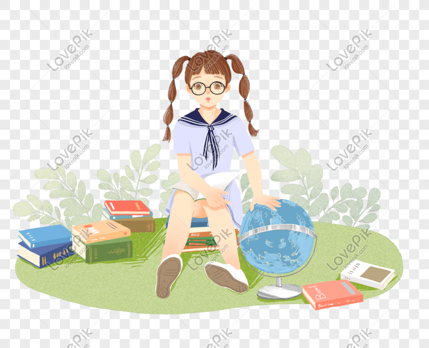 Study Hard Prepare For Exams Cute Girls PNG Picture And Clipart ...