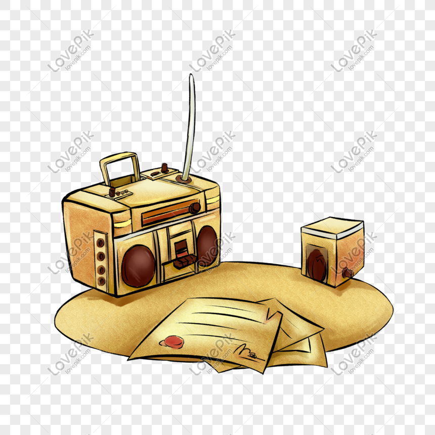 Retro Radio PNG Images With Transparent Background | Free Download On  Lovepik